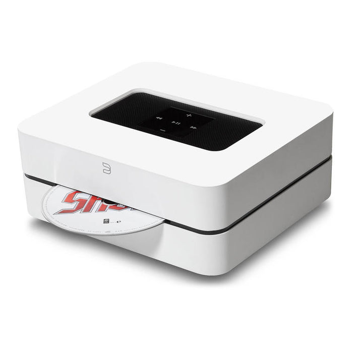 Bluesound VAULT 2i | Disque dur réseau haute résolution - Lecteur CD - 2To - BluOS - Blanc-Sonxplus St-Sauveur