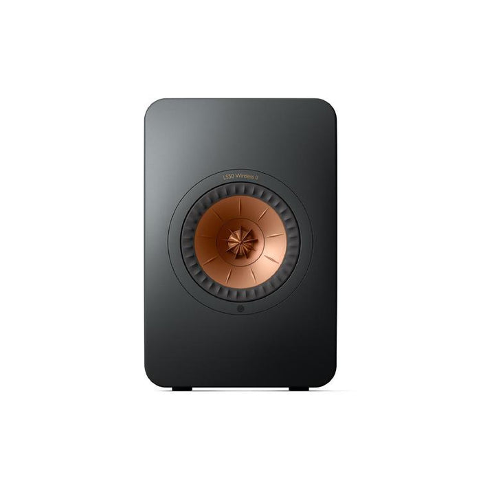 KEF LS50 WIRELESS II | Haut-parleurs HiFi Sans fil - Absorption des métamatériaux - Noir Carbone - Paire-Sonxplus St-Sauveur