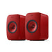 KEF LSX II | Haut-parleurs HiFi Sans fil - Compacte et versatile - Rouge Lave - Paire-Sonxplus St-Sauveur