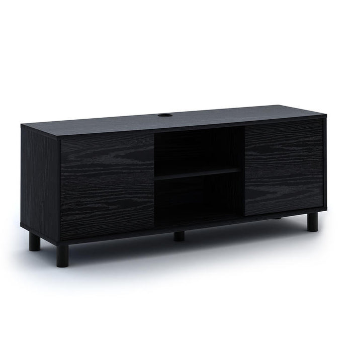 Sonora S20V55N | Meuble Téléviseur - 55" de large - 2 Armoires - Noir-Sonxplus St-Sauveur