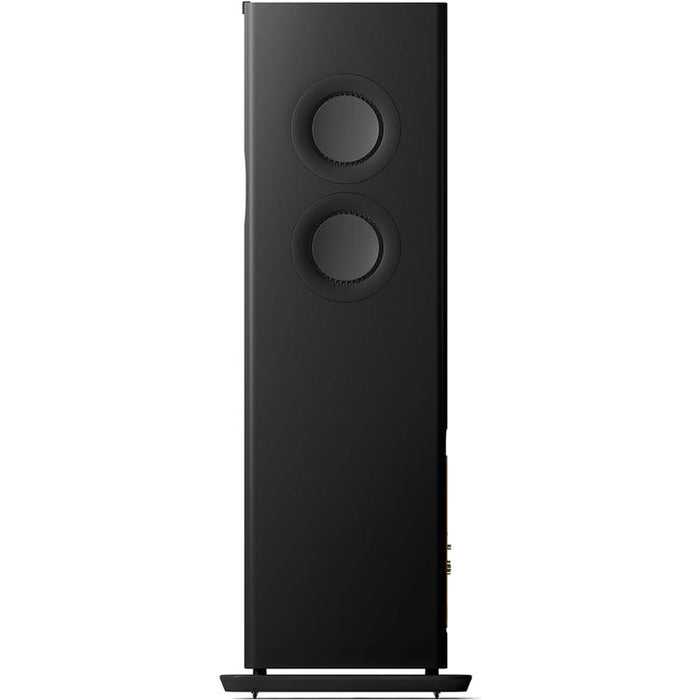 KEF LS60 WIRELESS | Haut-parleurs sur pieds HiFi sans fil - Tout-en-1 - Noir Carbonne - Paire-Sonxplus St-Sauveur