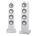 KEF Q550 | Haut-parleurs sur pieds - 2.5 Voies - Hi-Fi - Blanc Satin - Paire-Sonxplus St-Sauveur