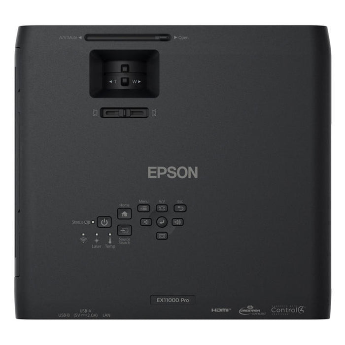 Epson EX11000 | Projecteur laser - 3LCD FHD 1080p - 4600 Lumens - Sans fil - Noir-Sonxplus St-Sauveur