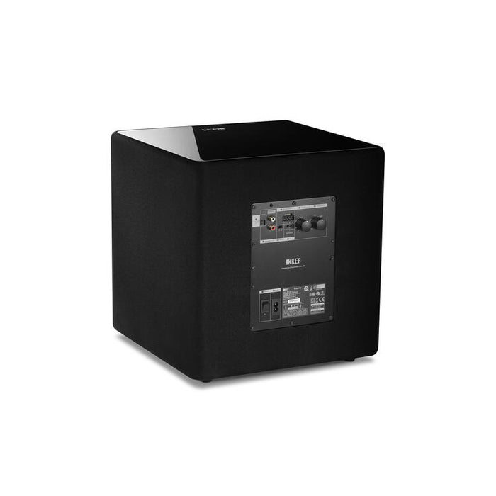 KEF Kube 8B | Caisson de graves - 8po - 300 Watts RMS - Noir-Sonxplus St-Sauveur