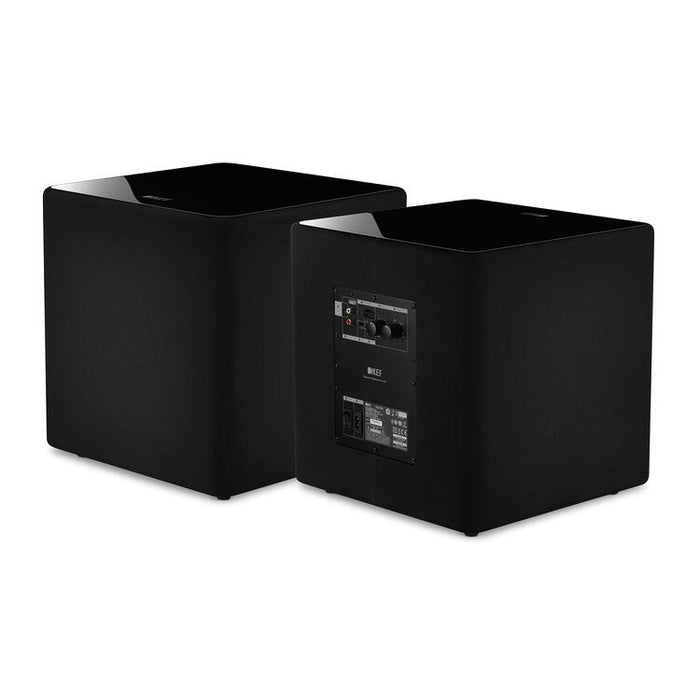 KEF Kube 12B | Caisson de graves - 12po - 300 Watts RMS - Noir-Sonxplus St-Sauveur