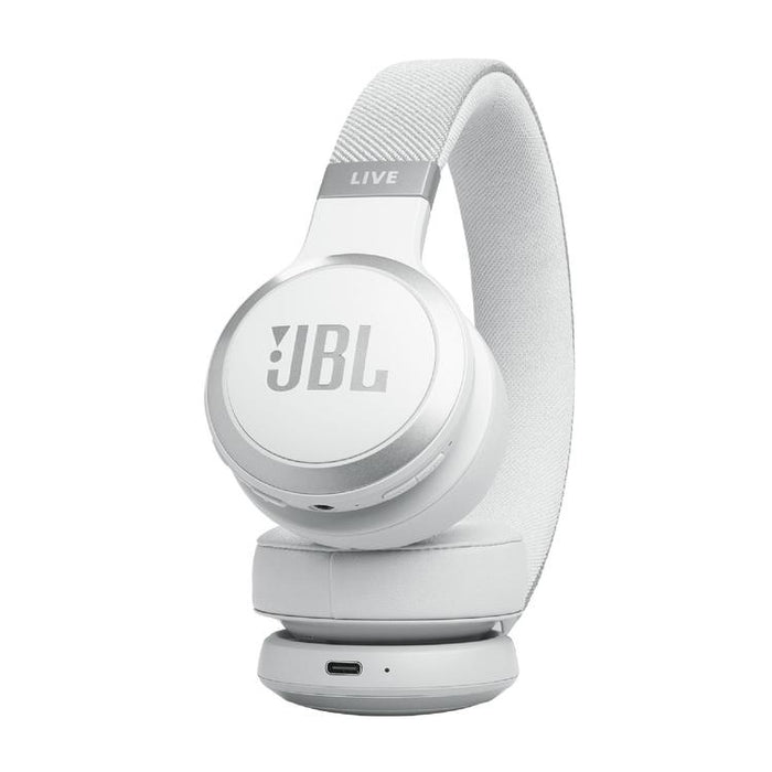 JBL Live 670NC | Écouteurs circum-auriculaires - Sans fil - Bluetooth - Blanc-Sonxplus St-Sauveur