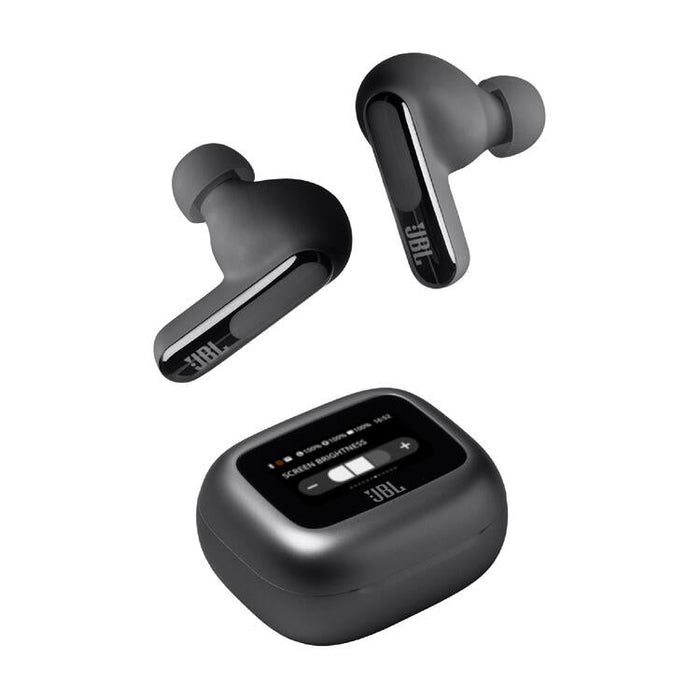 JBL Live Beam 3 | Écouteurs intra-auriculaires - Écran tactile LED 1,45" - Noir-Sonxplus St-Sauveur