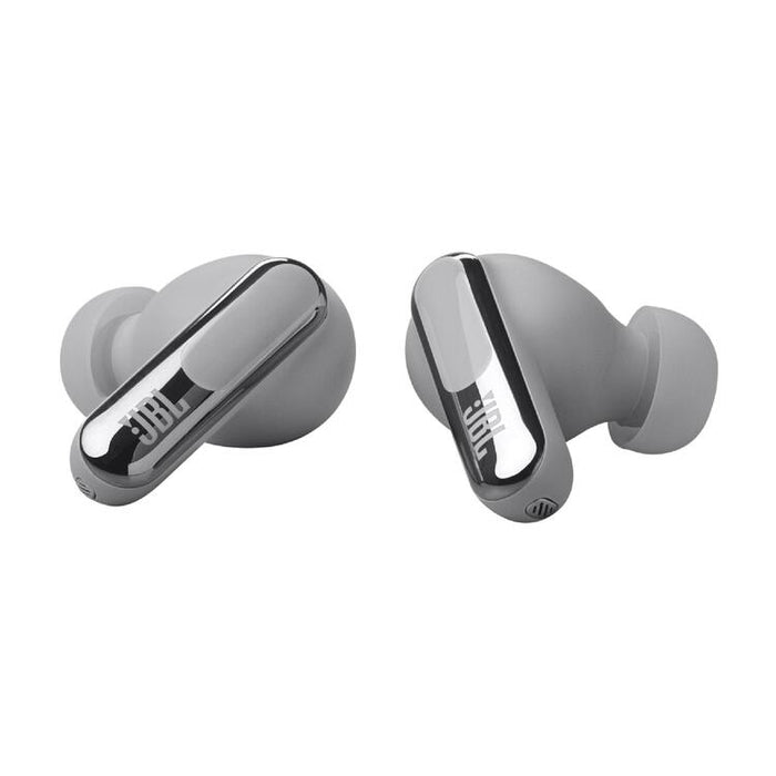 JBL Live Beam 3 | Écouteurs intra-auriculaires - Écran tactile LED 1,45" - Argent-Sonxplus St-Sauveur