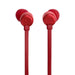 JBL Tune 310C | Écouteurs intra-auriculaires - Filaire - USB-C - Télécommande 3 boutons - Rouge-Sonxplus St-Sauveur