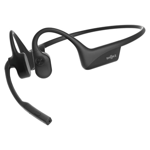 SHOKZ OpenComm2 | Écouteurs à conduction osseuse - Bluetooth - Microphone - Noir-Sonxplus St-Sauveur