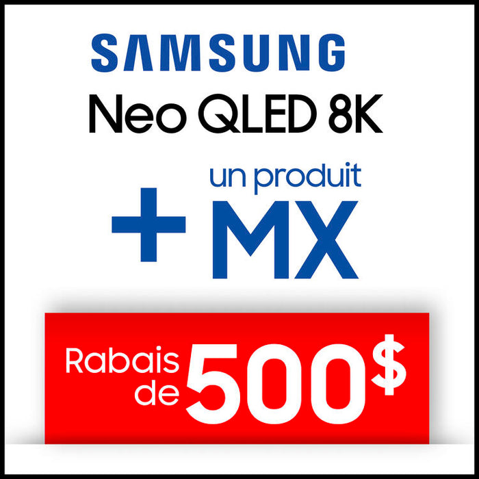 Samsung QN65QN900DFXZC | Téléviseur 65" - 120Hz - Neo QLED 8K - Série QN900D-Sonxplus St-Sauveur