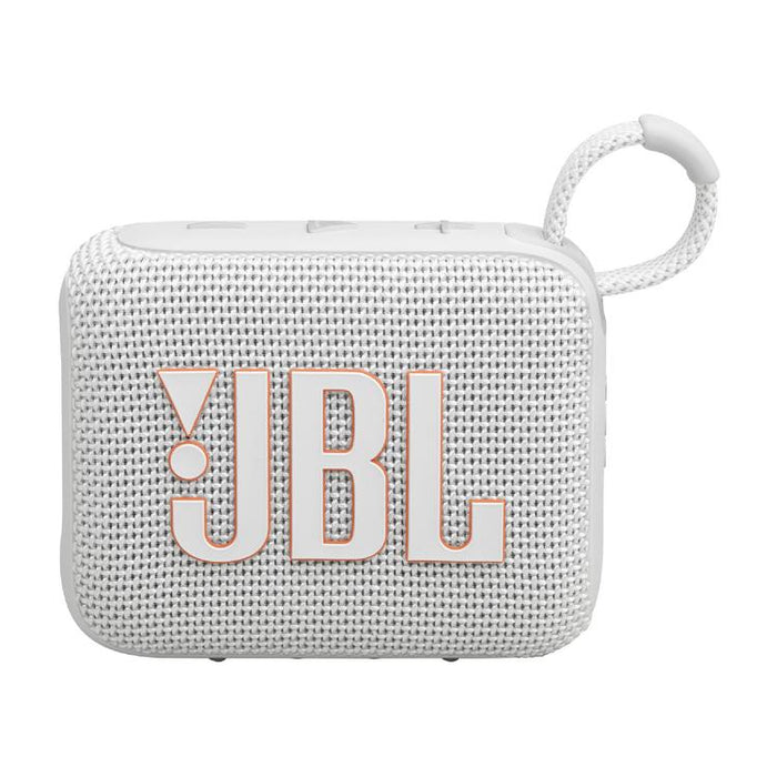 JBL GO 4 | Mini haut-parleur portable - Bluetooth - IP67 - Blanc-Sonxplus St-Sauveur