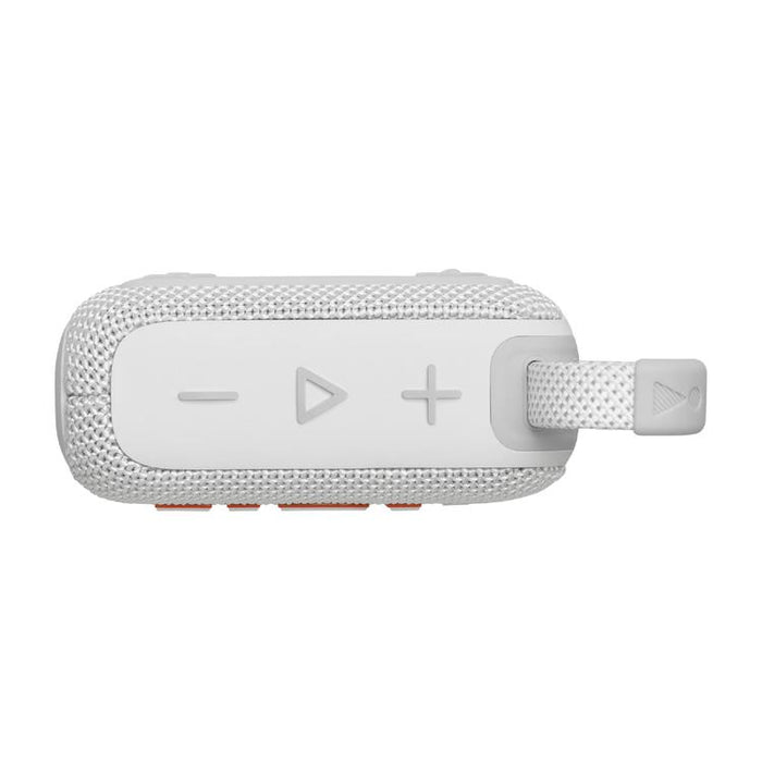 JBL GO 4 | Mini haut-parleur portable - Bluetooth - IP67 - Blanc-Sonxplus St-Sauveur