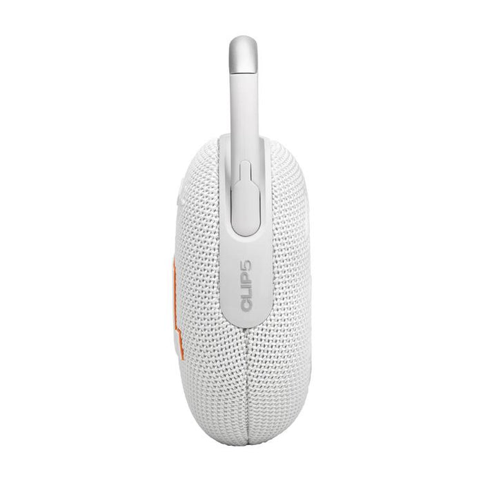 JBL Clip 5 | Haut-parleur à mousqueton portable - Bluetooth - IP67 - Blanc-Sonxplus St-Sauveur