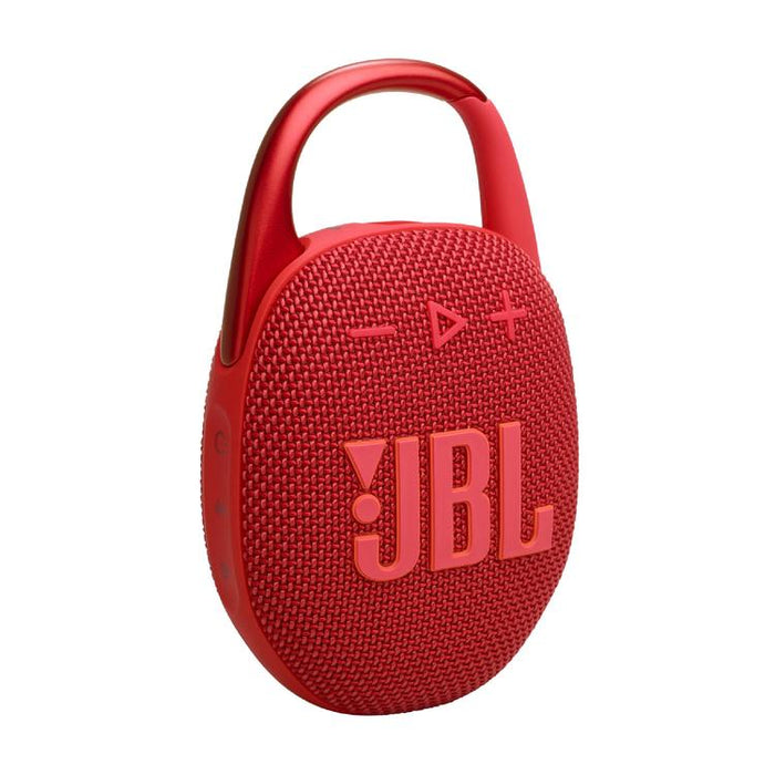 JBL Clip 5 | Haut-parleur à mousqueton portable - Bluetooth - IP67 - Rouge-Sonxplus St-Sauveur