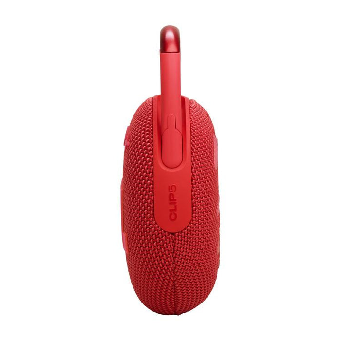 JBL Clip 5 | Haut-parleur à mousqueton portable - Bluetooth - IP67 - Rouge-Sonxplus St-Sauveur