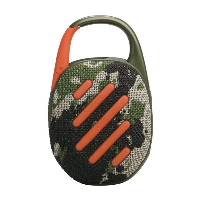 JBL Clip 5 | Haut-parleur à mousqueton portable - Bluetooth - IP67 - Camouflage-Sonxplus St-Sauveur