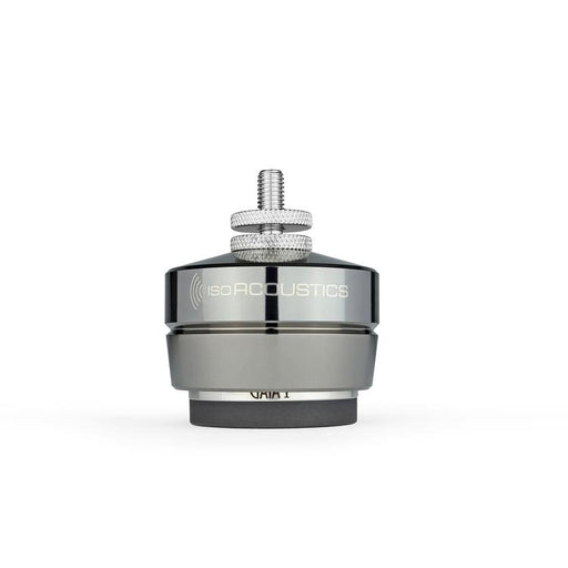 IsoAcoustics GAIA I | Supports d'isolation - Pour moniteur - Chrome foncé - Unité-Sonxplus St-Sauveur