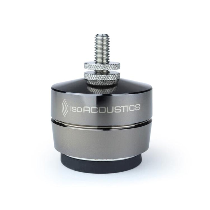 IsoAcoustics GAIA II | Supports d'isolation - Pour moniteur - Chrome foncé - Paquet de 4-Sonxplus St-Sauveur