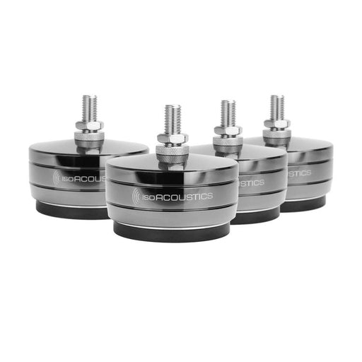 IsoAcoustics GAIA Titan Cronos | Pieds d'isolation - Pour haut-parleurs - Acier inoxydable - Paquet de 4-Sonxplus St-Sauveur