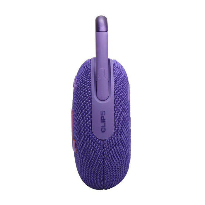 JBL Clip 5 | Haut-parleur à mousqueton portable - Bluetooth - IP67 - Mauve-Sonxplus St-Sauveur