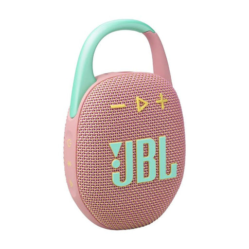 JBL Clip 5 | Haut-parleur à mousqueton portable - Bluetooth - IP67 - Rose-Sonxplus St-Sauveur