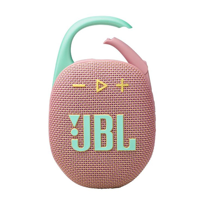 JBL Clip 5 | Haut-parleur à mousqueton portable - Bluetooth - IP67 - Rose-Sonxplus St-Sauveur