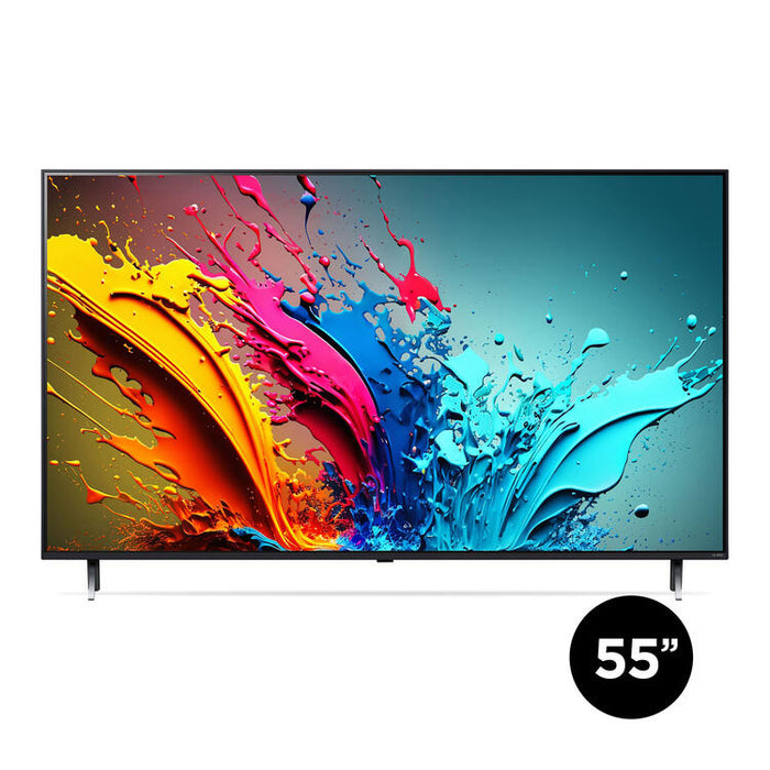 LG 55QNED85TUA | Téléviseur 55" QNED 4K - UHD 4K - Série QNED85T - 120Hz - Processeur IA a8 4K - Noir-Sonxplus St-Sauveur