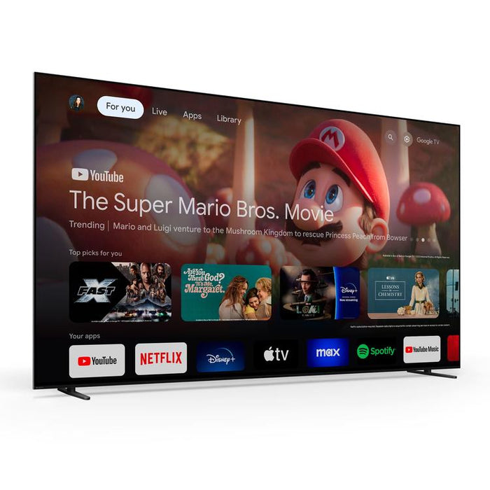 Sony BRAVIA 8 K-65XR80 | Téléviseur 65" - OLED - 4K HDR - 120Hz - Série XR80 - Google TV-Sonxplus St-Sauveur