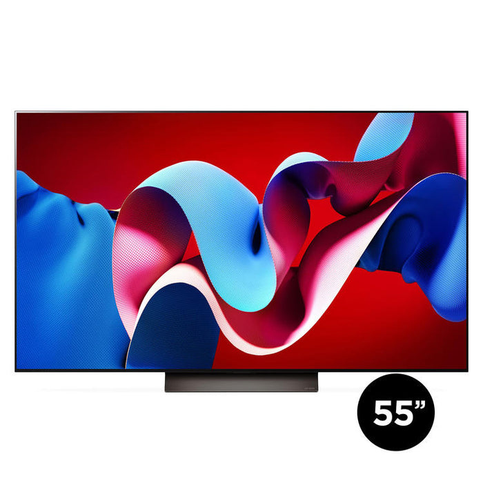 LG OLED55C4PUA | Téléviseur 55" 4K OLED - 120Hz - Série C4 - Processeur IA a9 Gen7 4K - Noir-Sonxplus St-Sauveur