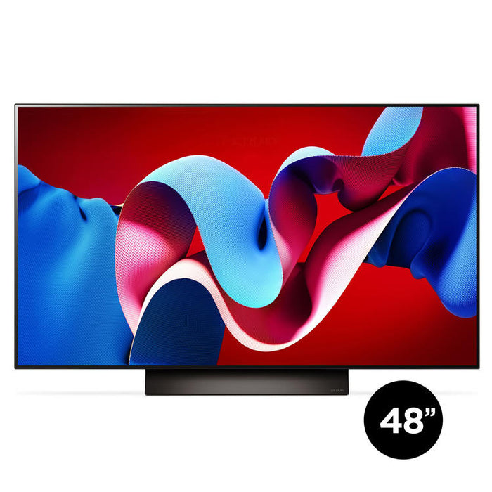 LG OLED48C4PUA | Téléviseur 48" 4K OLED - 120Hz - Série C4 - Processeur IA a9 Gen7 4K - Noir-Sonxplus St-Sauveur