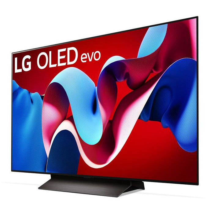 LG OLED48C4PUA | Téléviseur 48" 4K OLED - 120Hz - Série C4 - Processeur IA a9 Gen7 4K - Noir-Sonxplus St-Sauveur