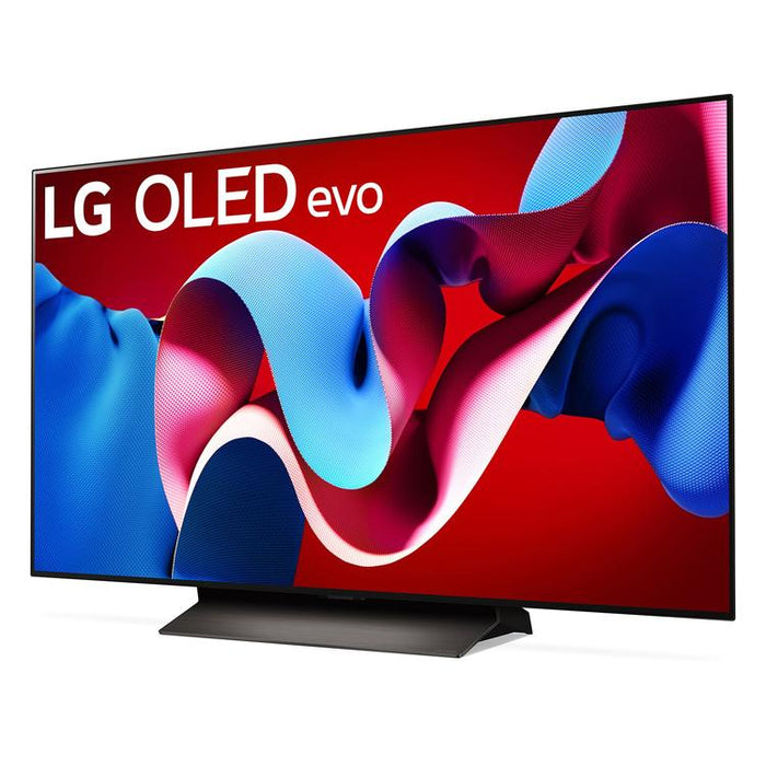 LG OLED48C4PUA | Téléviseur 48" 4K OLED - 120Hz - Série C4 - Processeur IA a9 Gen7 4K - Noir-Sonxplus St-Sauveur