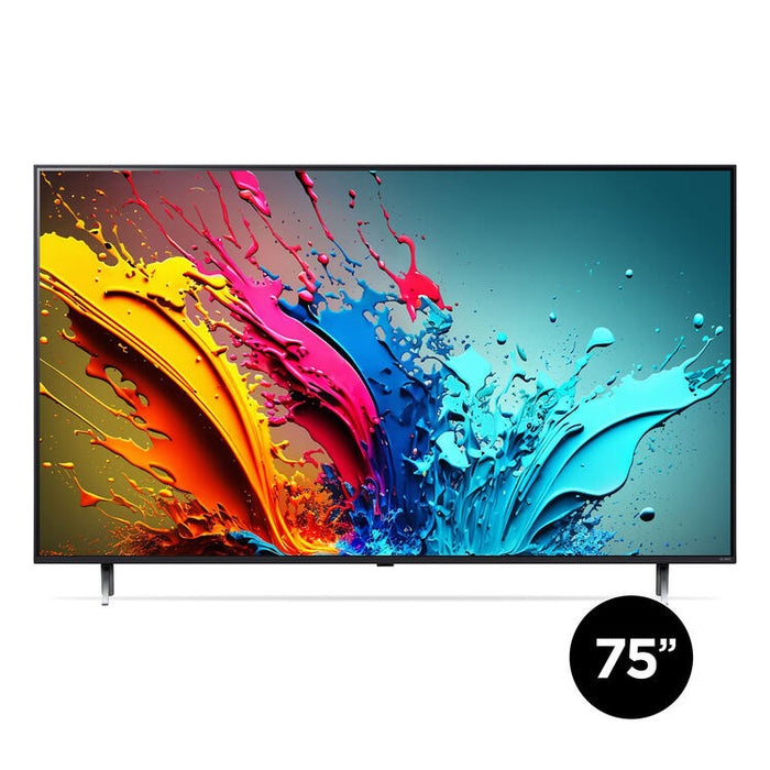 LG 75QNED85TUA | Téléviseur 75" QNED 4K - UHD 4K - Série QNED85T - 120Hz - Processeur IA a8 4K - Noir-Sonxplus St-Sauveur