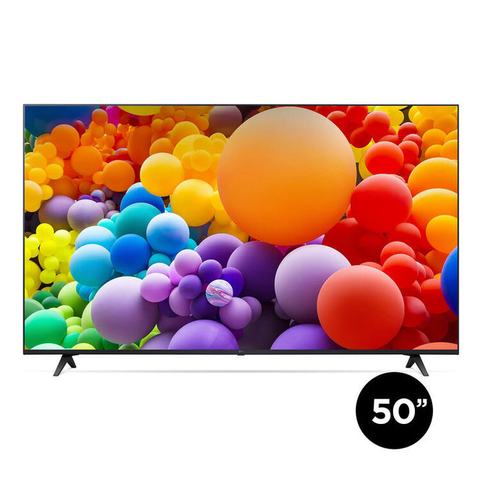 LG 50UT7570PUB | Téléviseur 50" - 4K Ultra HD - DEL - Série UT7570 - HDR - Smart WebOS - 60 Hz natif - Processeur IA a5 Gen7 4K - Noir-Sonxplus St-Sauveur