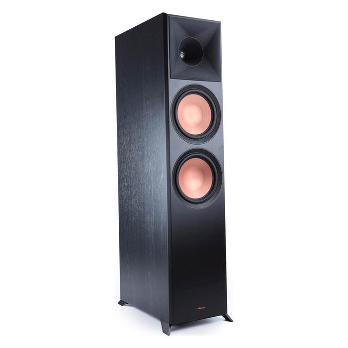 Klipsch RP8000FWII | Haut-parleurs sur pied à 2 voies - Double Caissons de graves de 8" - Noyer - Paire-Sonxplus St-Sauveur