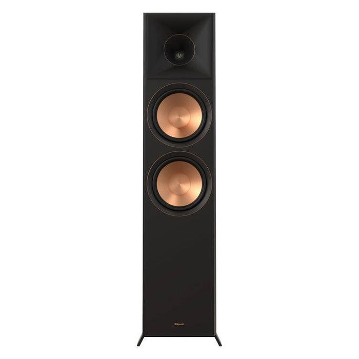 Klipsch RP8000FWII | Haut-parleurs sur pied à 2 voies - Double Caissons de graves de 8" - Noyer - Paire-Sonxplus St-Sauveur