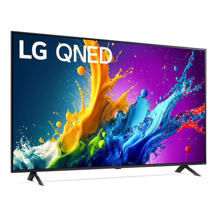 LG 55QNED80TUC | Téléviseur 55" QNED 4K - UHD 4K - Série QNED80 - 60Hz - Processeur IA a5 4K Gen7 - Noir-Sonxplus St-Sauveur