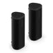 Sonos | Ensemble Aventure - 2 Haut-parleurs Roam 2 portatifs - Bluetooth - Étanche - Noir-Sonxplus St-Sauveur