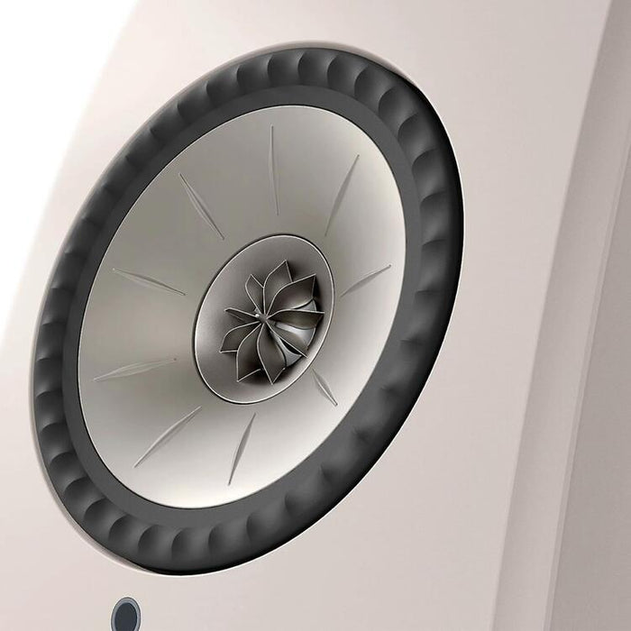 KEF LSX II LT | Haut-parleurs HiFi Sans fil - Compacte et versatile - Blanc Galet - Paire-Sonxplus St-Sauveur