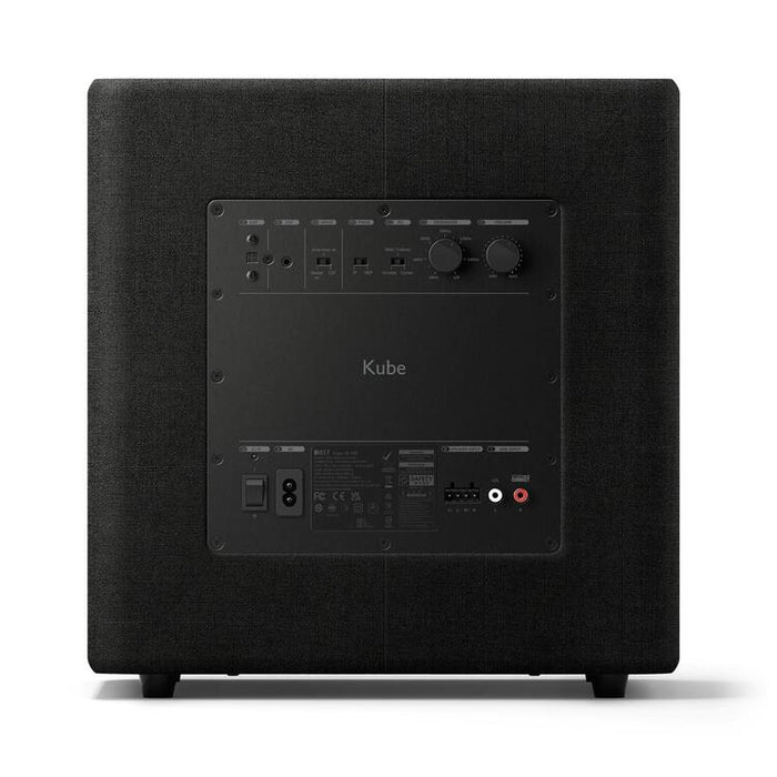 KEF KUBE 10 MIE | Caisson de graves - 10po - 300 Watts de classe D - Noir-Sonxplus St-Sauveur