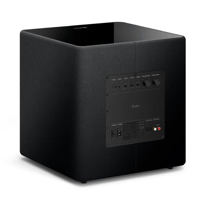 KEF KUBE 12 MIE | Caisson de graves - 12po - 300 Watts de classe D - Noir-Sonxplus St-Sauveur