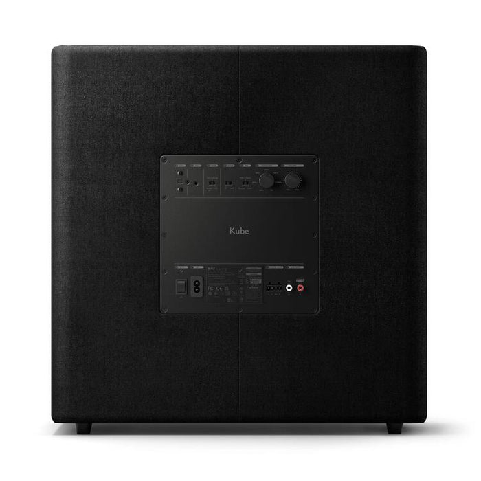 KEF KUBE 15 MIE | Caisson de graves - 15po - 300 Watts de classe D - Noir-Sonxplus St-Sauveur