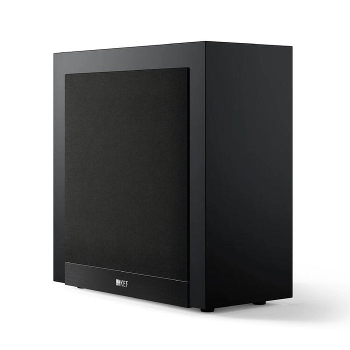 KEF T2 | Caissons de graves - Extra-plat - Amplificateur classe D - Noir-Sonxplus St-Sauveur