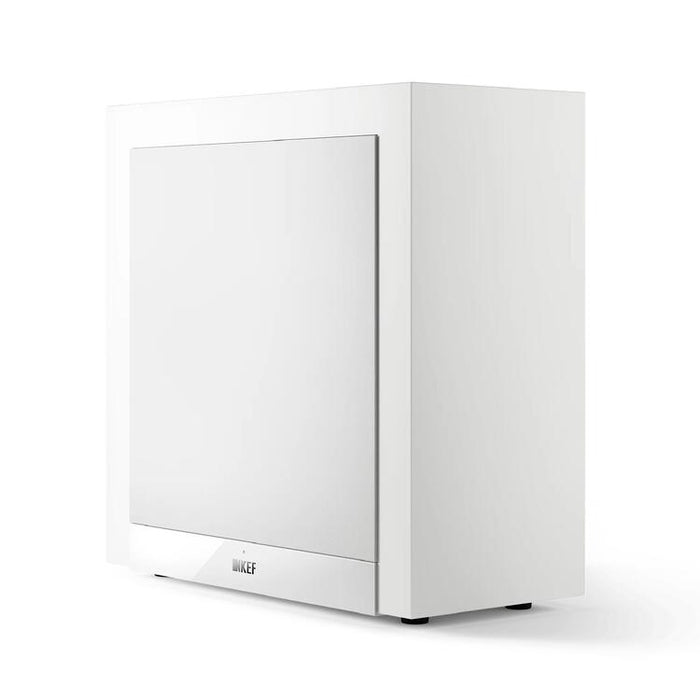 KEF T2 | Caissons de graves - Extra-plat - Amplificateur classe D - Blanc-Sonxplus St-Sauveur