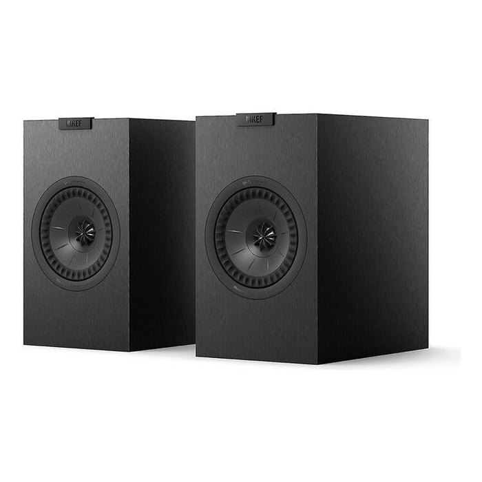 KEF Q1 Meta | Haut-parleurs de bibliothèque - Conception bass-reflex à 2 voies - Noir - Paire-Sonxplus St-Sauveur