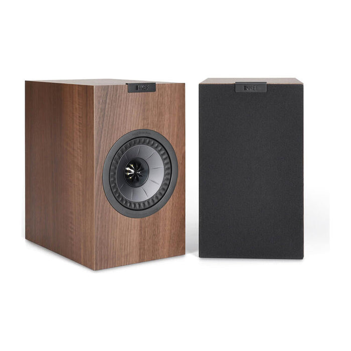 KEF Q1 Meta | Haut-parleurs de bibliothèque - Conception bass-reflex à 2 voies - Noyer - Paire-Sonxplus St-Sauveur