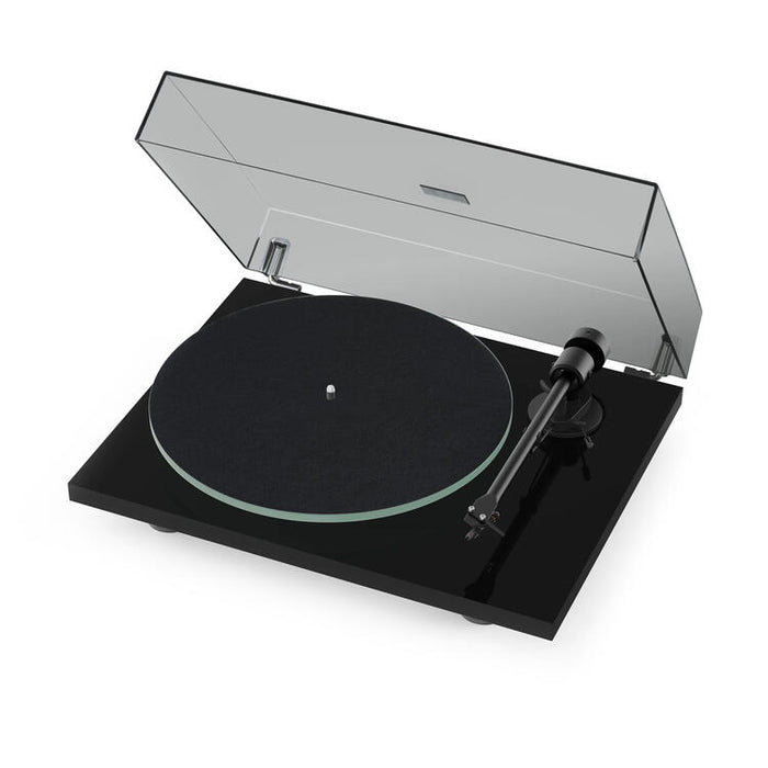 Pro-Ject T1 EVO | Table tournante - Cartouche (OM10) - Noir Piano-Sonxplus St-Sauveur