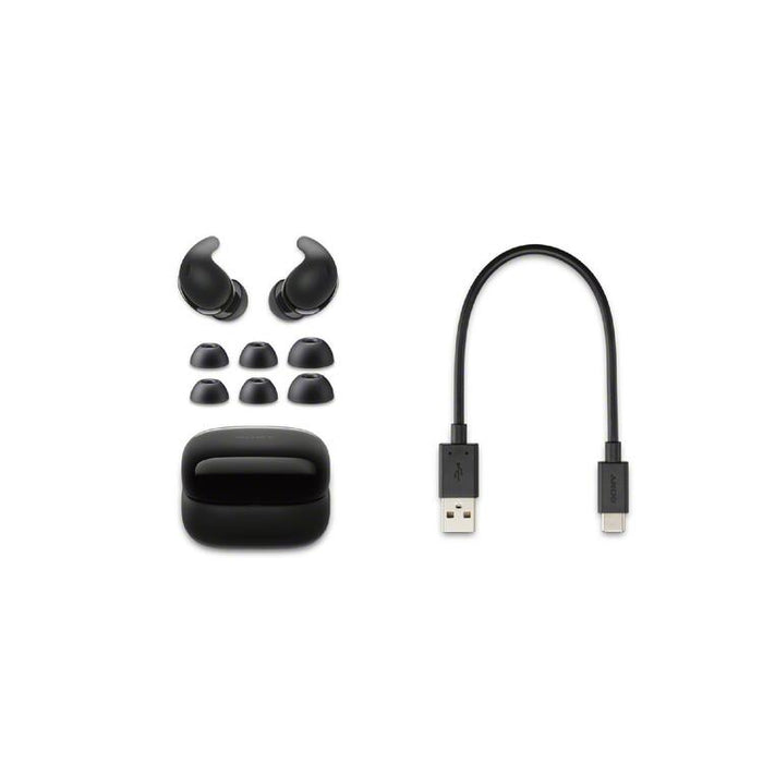 Sony LinkBuds Fit | Écouteurs intra-auriculaires - 100% Sans fil - Bluetooth - Microphone - Suppression active du bruit - Noir-Sonxplus St-Sauveur