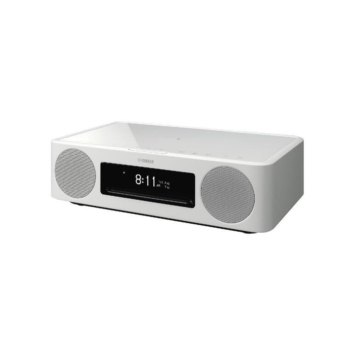 Yamaha TSX-N237 | Radio-Réveil - Bluetooth - Lecteur CD - Blanc-Sonxplus St-Sauveur